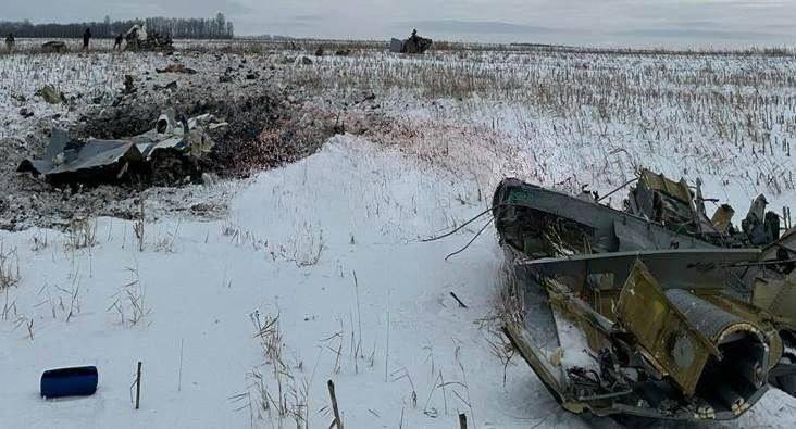  Снимка на рухналия Ил-76 